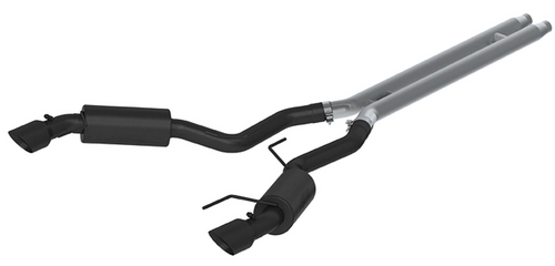 MBRP S7277BLK Cat-Back Exhaust System - 2015-2017 Ford Mustang GT 5.0L (Street) | Black Coated