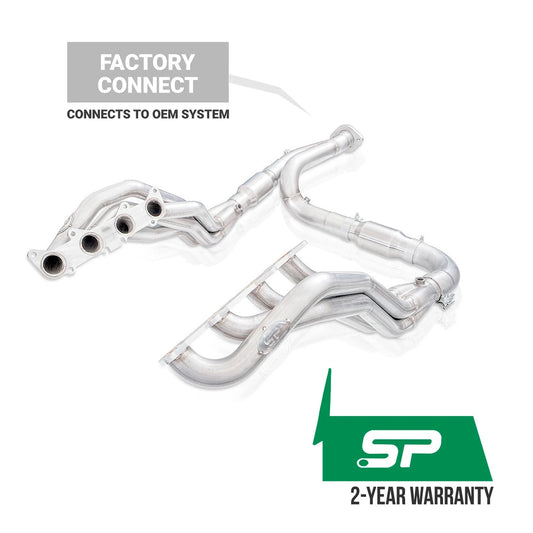 Stainless Works for 2021-2027 Ford F-150 5.0L Headers High-Flow Cats Factory Connect