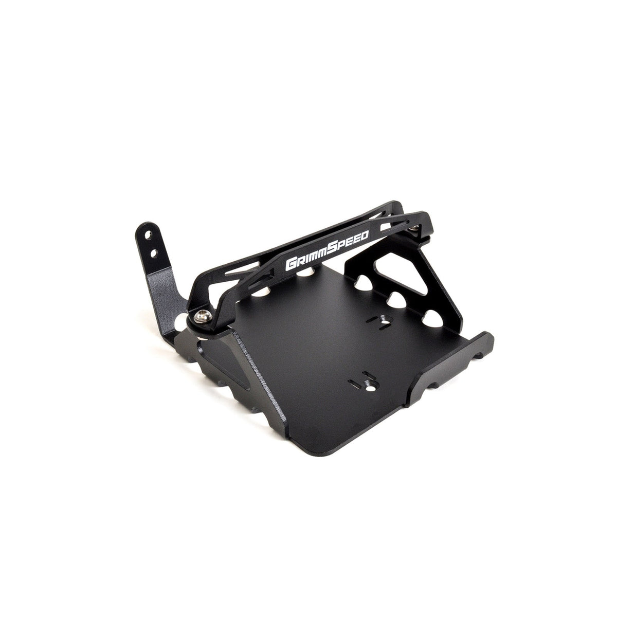 GrimmSpeed GRM121034 for 08-14 Subaru WRX STI Lightweight Battery Mount Kit - Red