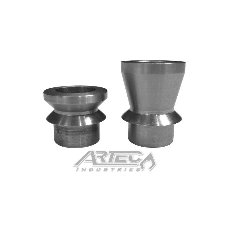 Artec Industries SP1203 Wide 3/4 in High Misalignment Spacers Stainless Pair 9/16 in