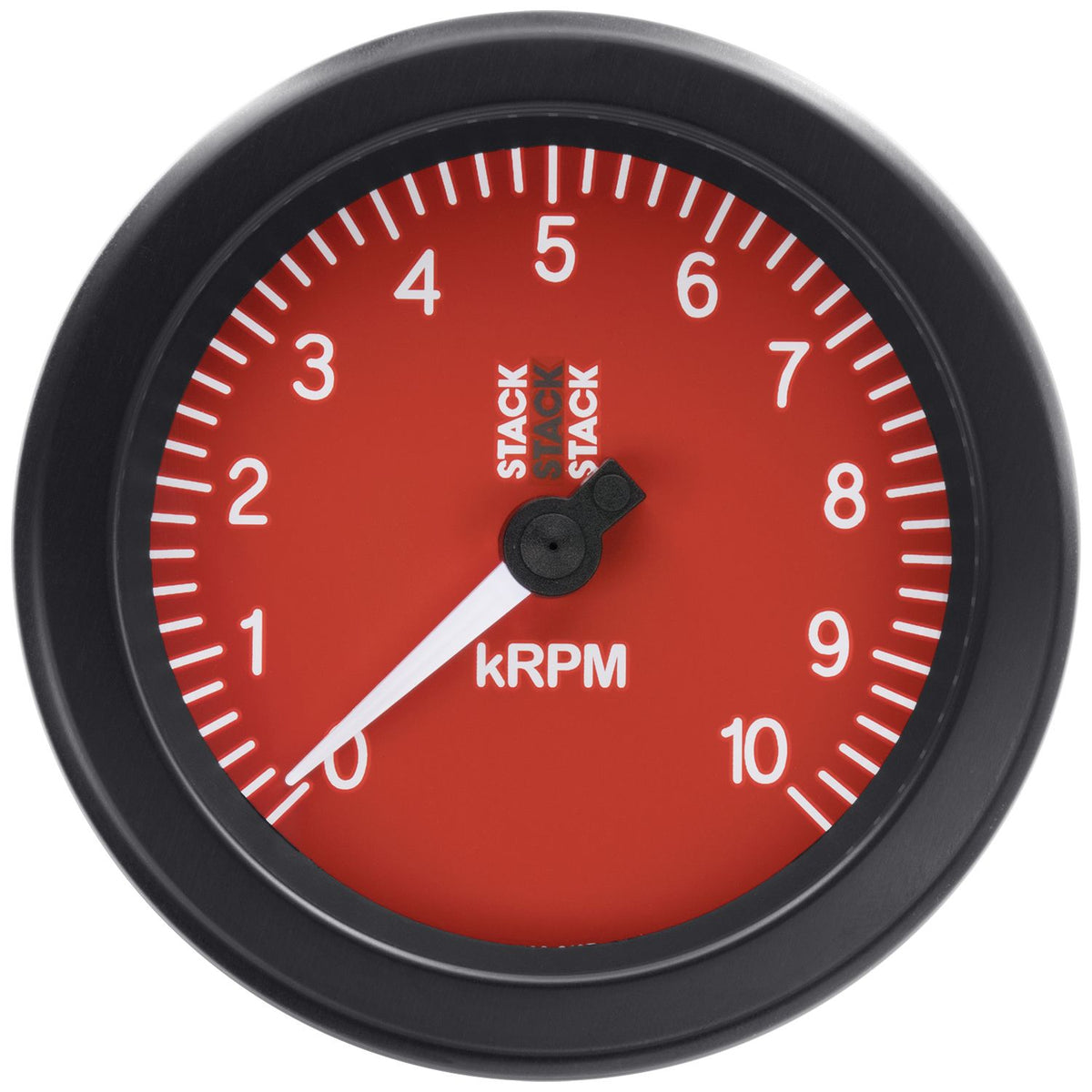 AutoMeter ST100-010R Stack Sport 88mm 0-10K RPM Tachometer - Red