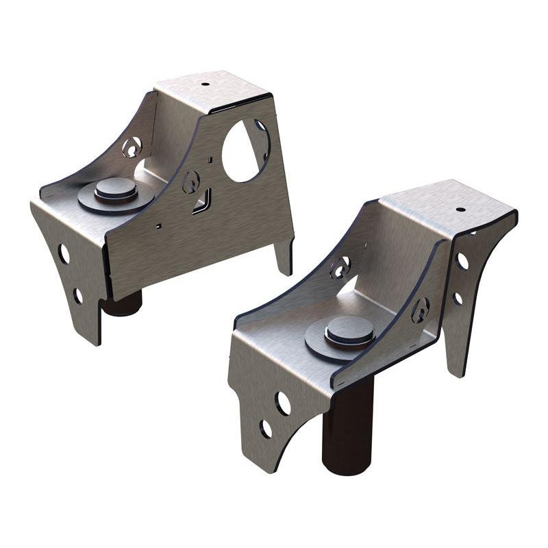 Artec Industries TJ2002 Front Frame Coil Buckets Factory Bumpstop Style for 1997-2006 Jeep Wrangler TJ