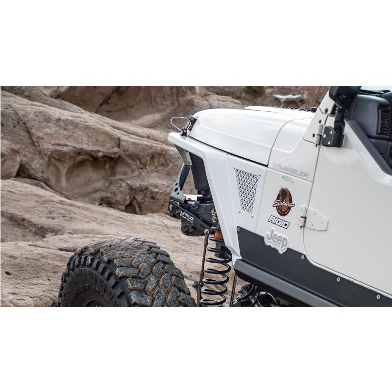 Artec Industries TJ2022 Standard Aluminum 3 1/2 in Front Fenders for 1997-2006 Jeep Wrangler TJ