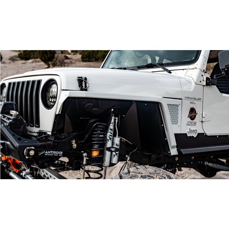 Artec Industries TJ2022 Standard Aluminum 3 1/2 in Front Fenders for 1997-2006 Jeep Wrangler TJ