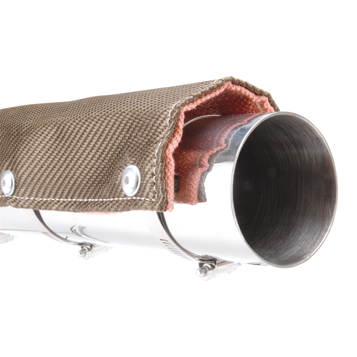 DEI Pipe Shield with Stainless Steel Clamps - 4in x 12in - Titanium