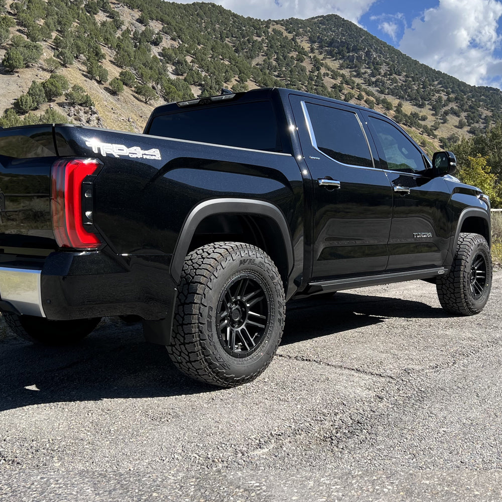 Rock Slide Engineering for 22-24 Toyota Tundra Rock Sliders Black Powdercoat Steel