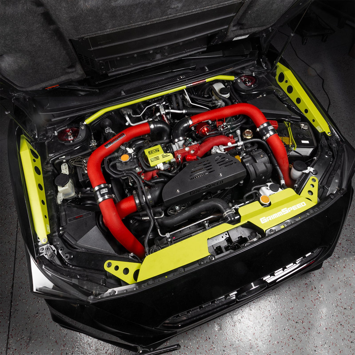 GrimmSpeed GRM096042 for 15+ Subaru WRX/STI Radiator Shroud - Red