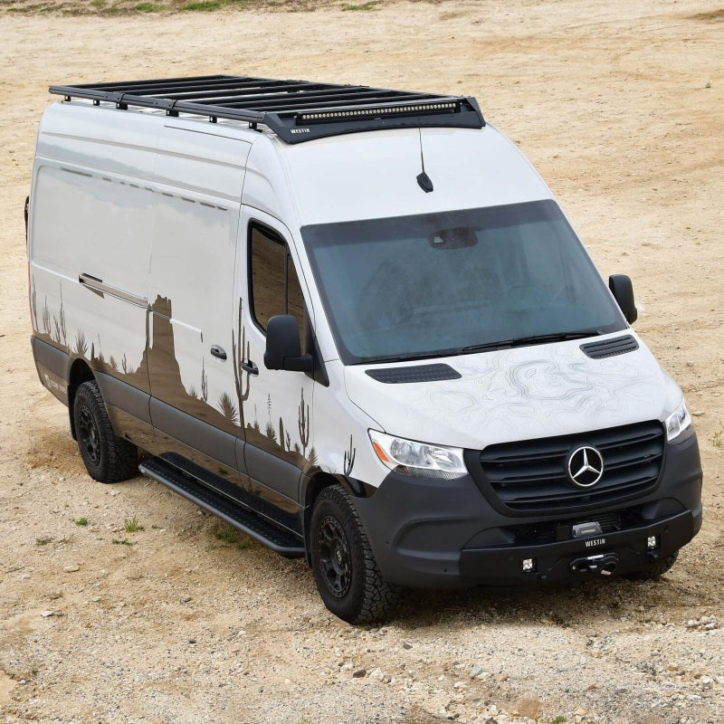 Westin 15-00025 Mesa Roof Rack for 2019-2026 Mercedes-Benz Sprinter Textured Black