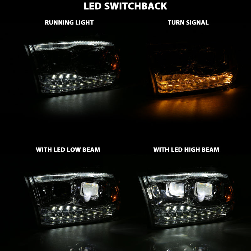 ANZO 2011-2018 RAM 1500 LED Projector Headlights