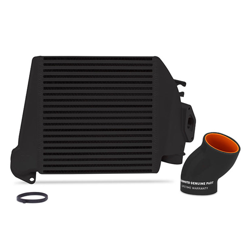 Mishimoto 08-14 Subaru WRX Top-Mount Intercooler Kit - Powder Coated Black & Black Hoses - #MMTMIC-WRX-08BKBK