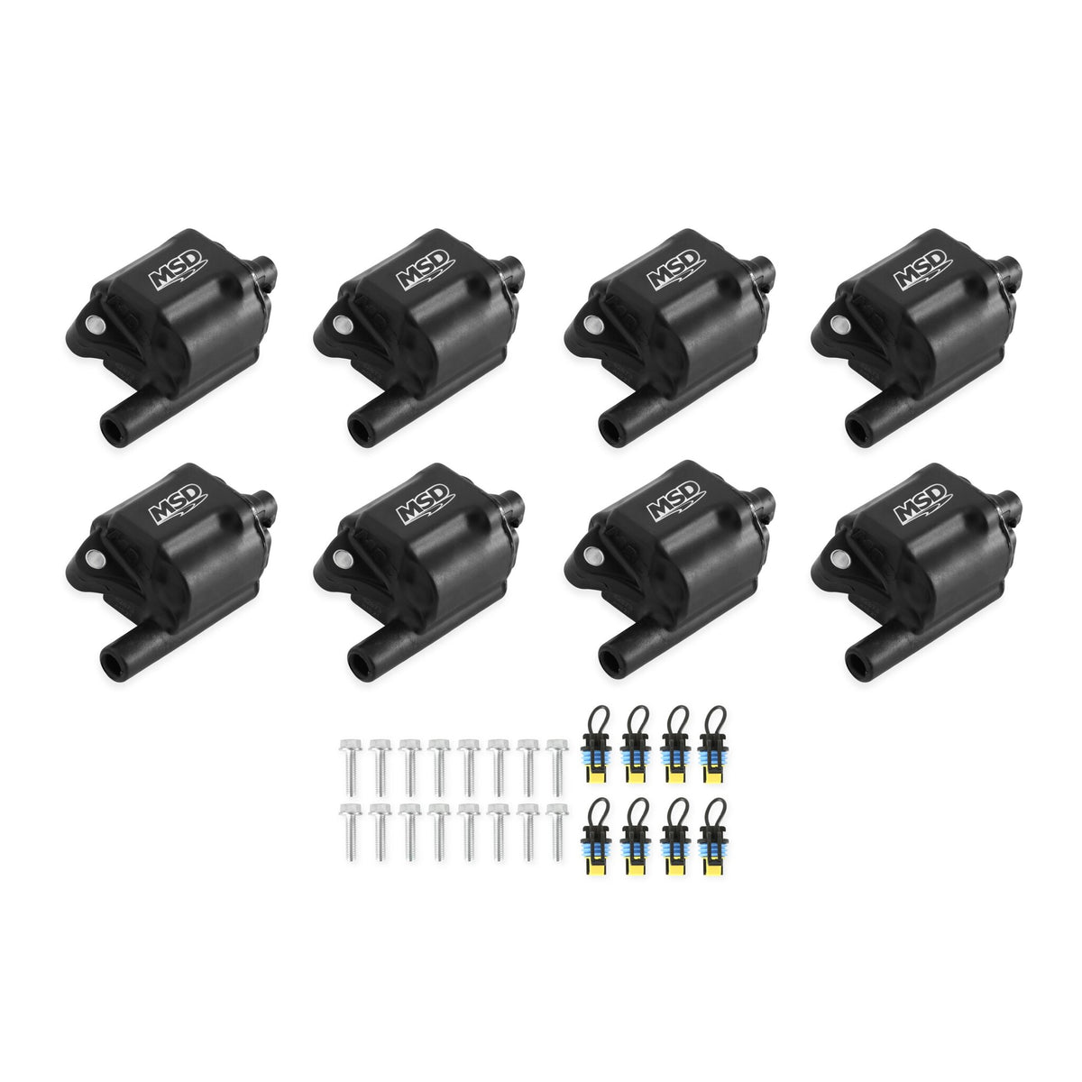 MSD 828783 Coil - Pro Power Series - GM LS2/LS7 Engines - Black - 8-Pack