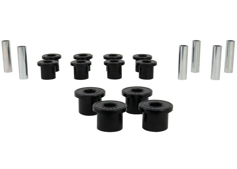 Whiteline W73820 Spring Eye Front/Rear and Shackle Bushing for 1987-1995 Jeep Wrangler