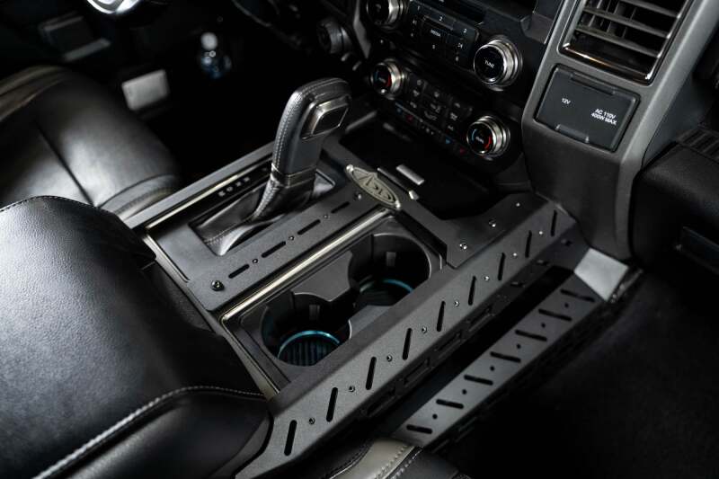 Addictive Desert Designs for 15-20 Ford F-150/17-20 Ford Raptor Center Console Molle Panels Bridge