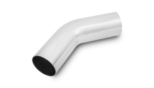 Vibrant 2in O.D. Universal Aluminum Tubing (45 degree bend) - Polished