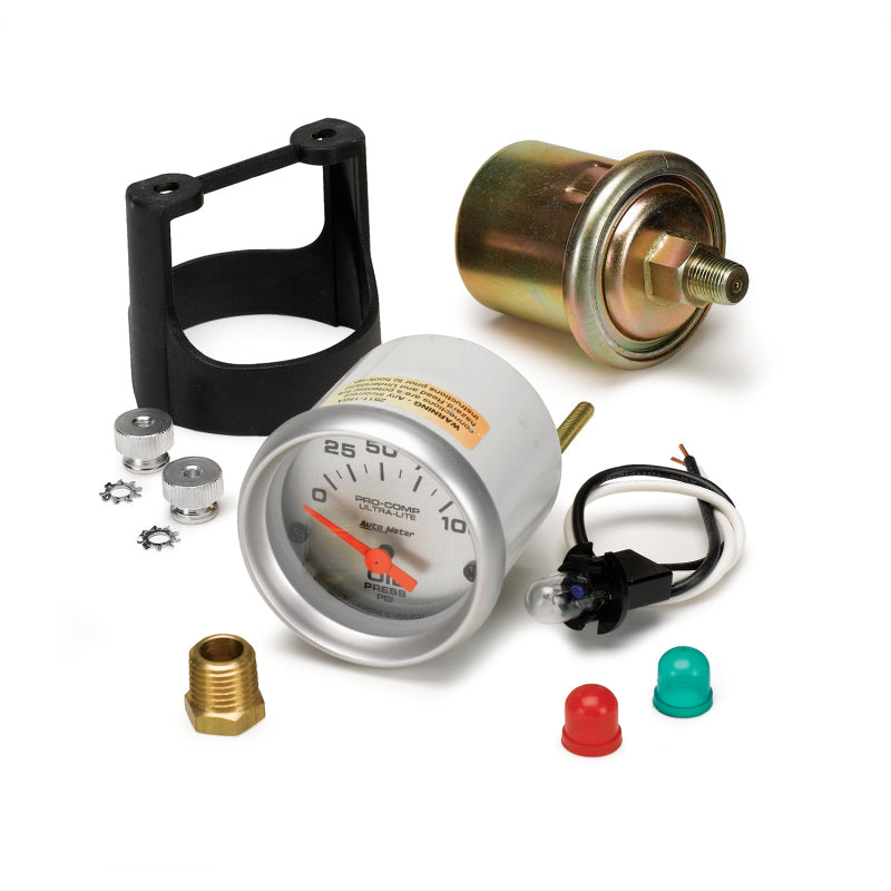 AutoMeter 4327 Ultra-Lite 52mm 0-100 PSI Electronic Oil Pressure Gauge