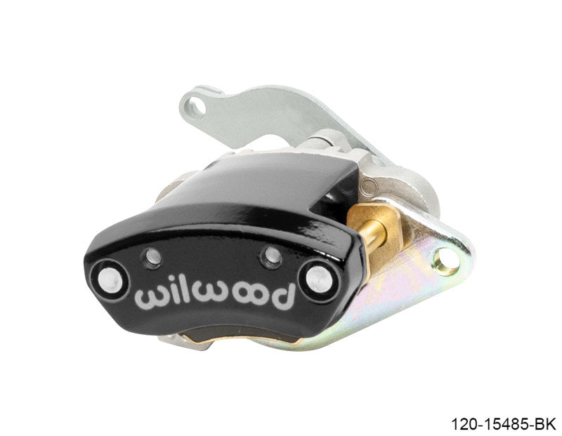 Wilwood Caliper - MC4 Mechanical Left Hand - Black 1.19in Piston 1.10in Rotor - Black - #120-15485-BK