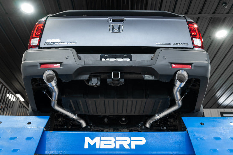 MBRP S5901304 Armor Pro Cat-Back Exhaust - Dual Rear Exit | 2021-2025 Honda Ridgeline 3.5L