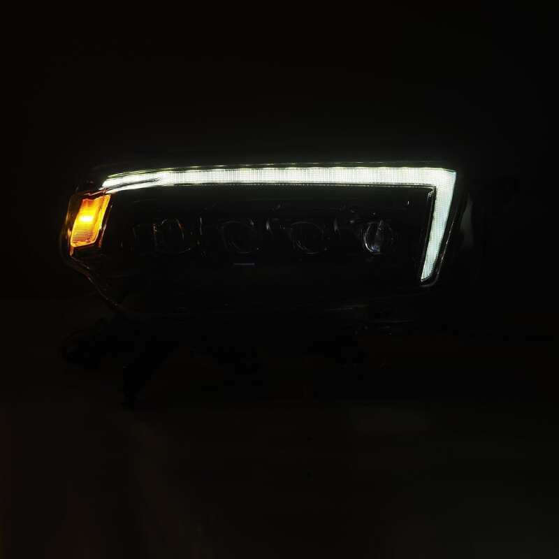 AlphaRex 880758 10-13 Toyota 4Runner NOVA LED Projector Headlights Plank Style Alpha Black w/Sequential Signal/DRL