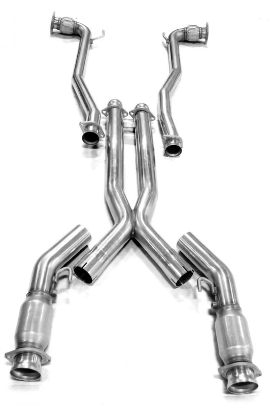 Kooks 24203200 for 2008-2009 Pontiac G8 GT/GXP LS2/LS3 6.0L/6.2L 3in In x 2 1/2in OEM Out Cat X Pipe made in SS