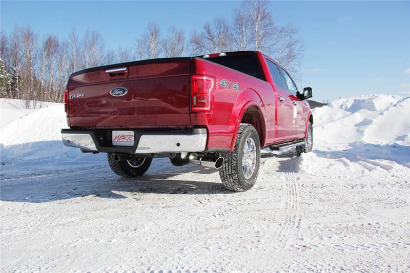 MBRP S5259409 Armor Plus Cat-Back Exhaust - 4-Inch Single Side Exit | T409 Stainless