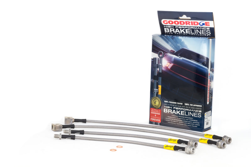 Goodridge R32/R33/R34 89-02 Nissan Skyline Stainless Steel Brake Line Kit 22160