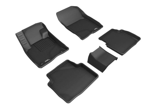 3D MAXpider Kagu Front & Rear Floor Mats for 2019-2023 Ford Ranger