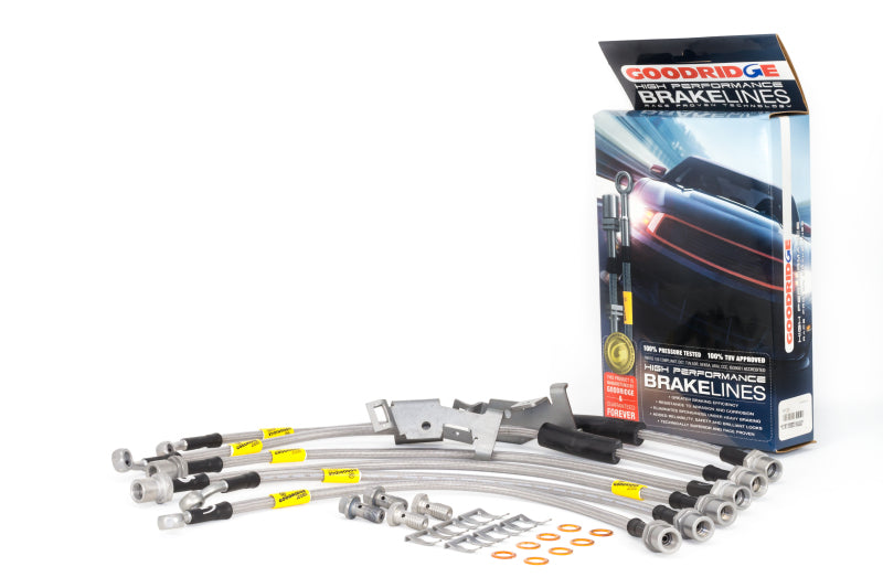 Goodridge 08-13 Chevrolet Silverado (w/Rear Disc Brakes) SS Brake Lines 14123