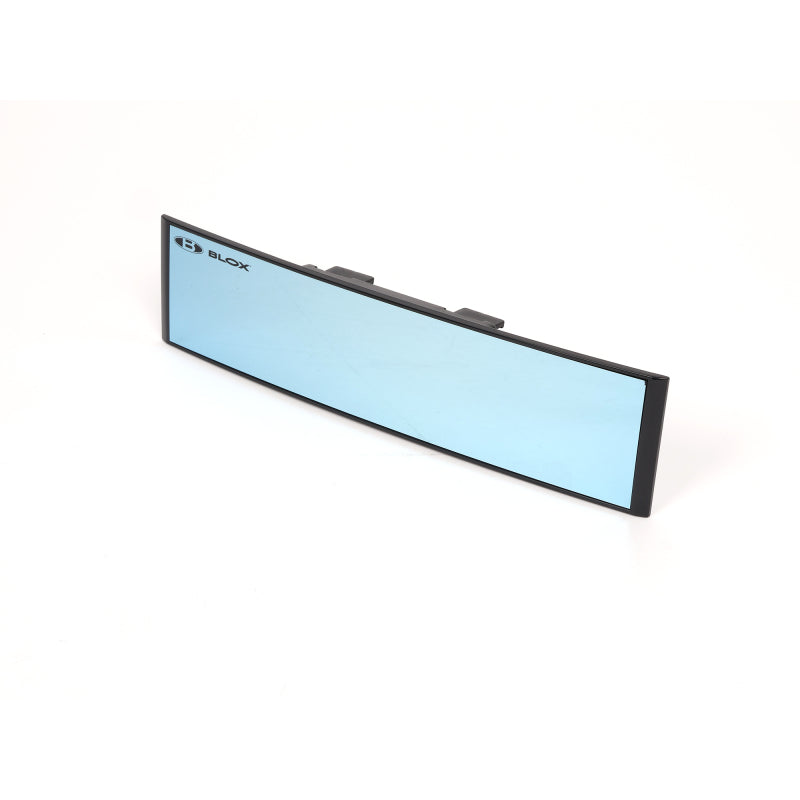 BLOX Racing 290mm Convex Mirror Black Frame Blue Tint BXAC-02011