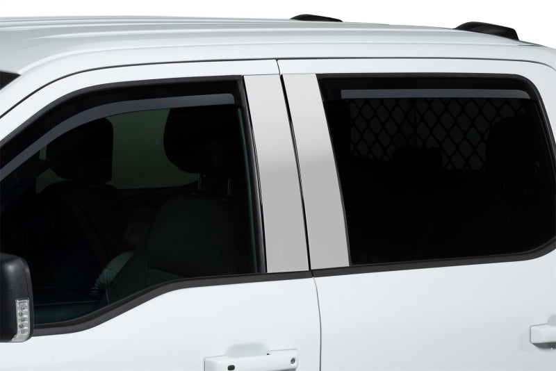 Putco for 2021 Ford F-150 Super Crew Element Chrome Window Visors (Set of 4)