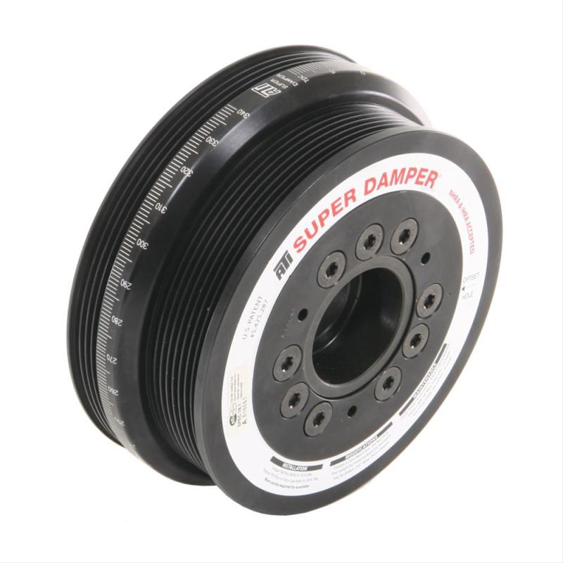 ATI Performance Products 918620U Super Damper Harmonic Balancer 6.73 in Aluminum 8/4 Groove 10% Underdrive for 2006-2015 Chevrolet Corvette Z06 / Camaro Z28 (LS7 Dry Sump)