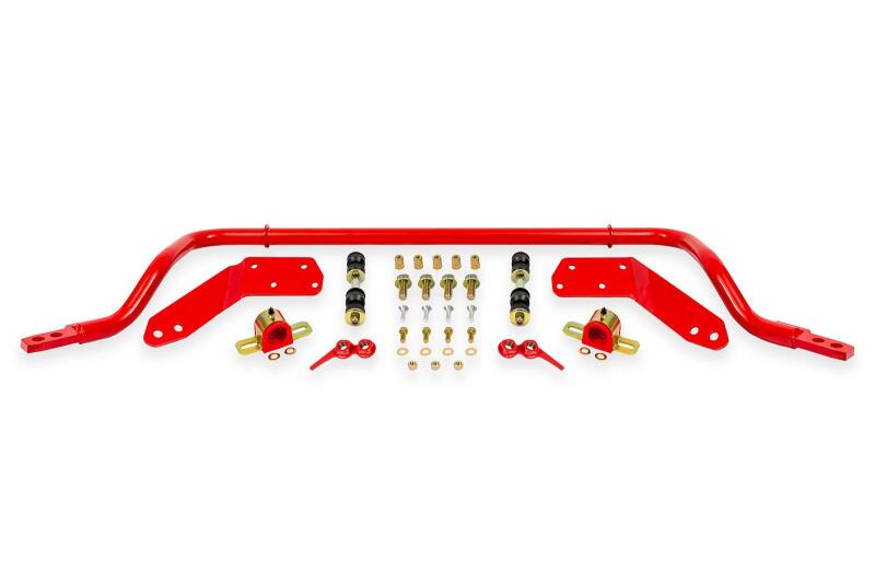 BMR 1978-1987 G-Body Front Sway Bar Kit - 1.25in Hollow - 2-Hole Adjustable - Red