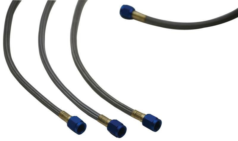 Vibrant Universal Oil Feed Kit 4ft Teflon lined S.S. hose with two -3AN female