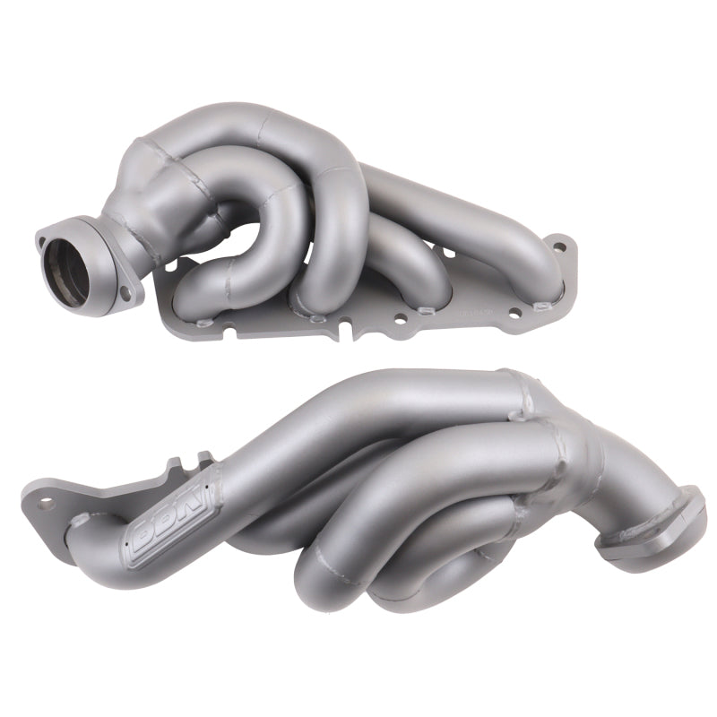 BBK Performance 1943 Shorty Headers 1-3/4 Titanium Ceramic for 2011-2014 Ford F-150 5.0L Coyote