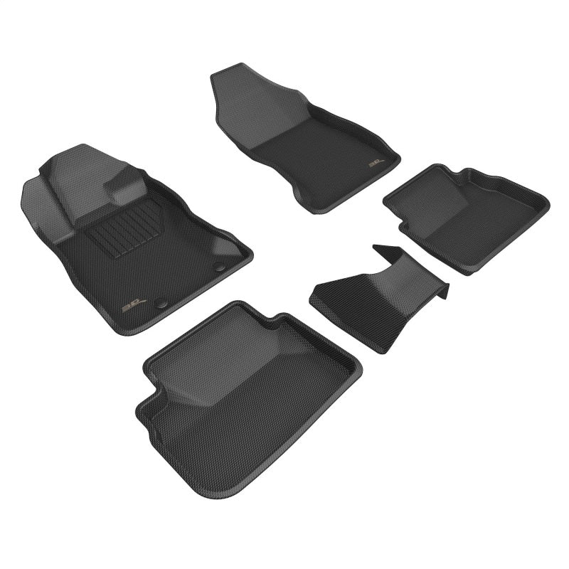 3D MAXpider Kagu Front & Rear Floor Mats for 2022-2023 Subaru WRX