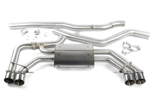 Dinan 18-25 BMW X3 M40i/X4 M40i (G01/G02) Valved Catback Exhaust System - Polished Tips