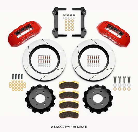 Wilwood TX6R Front Kit 15.50in Red 2010-Up Ford F150 (6 lug) - #140-13865-R