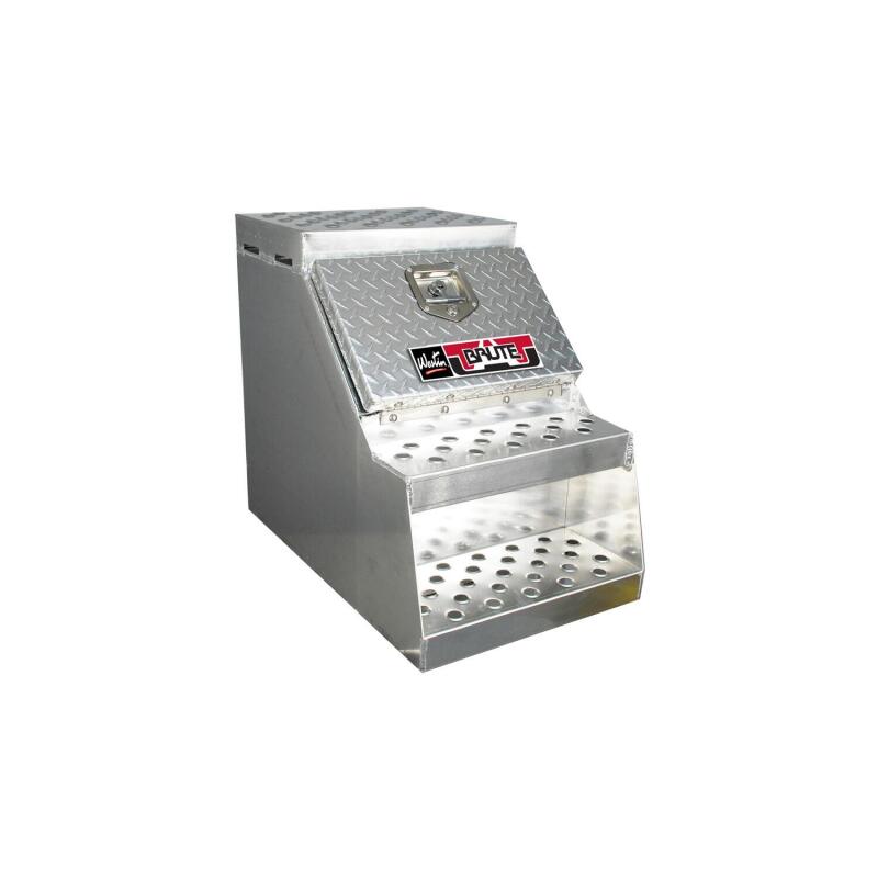 Westin 80-HTB72 Brute HD Top Sider 13 in x 72 in with flip up Door Aluminum
