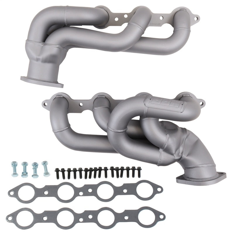 BBK Performance 4020 Shorty Headers 1-3/4 Titanium Ceramic for 2010-2015 Chevrolet Camaro SS 6.2L