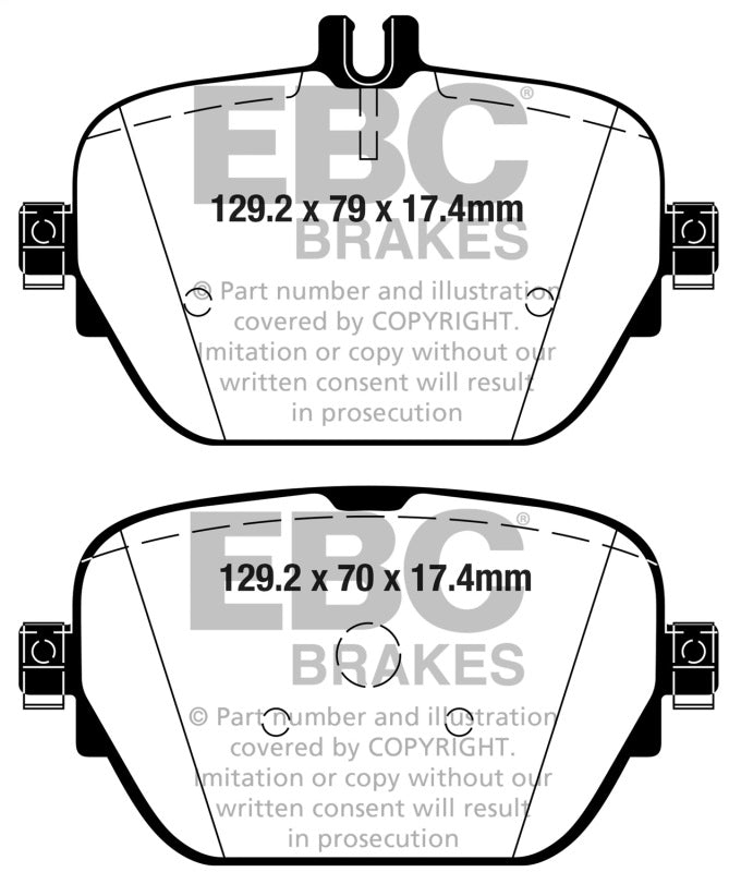 EBC 2019+ Mercedes-Benz CLS53 AMG (C257) 3.0L Turbo Redstuff Rear Brake Pads DP32314C