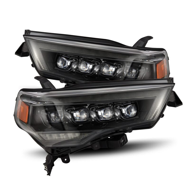 AlphaRex 880810 14-22 Toyota 4Runner (2021 Req. Converter) NOVA LED Projector Headlights Alpha-Black Activation Light Sequential Signal + Switchback DRL