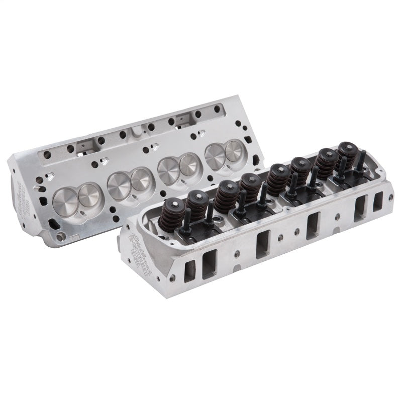 Edelbrock 5023 Cylinder Heads E-Street Sb-Ford with 1.90 in Intake Valves Complete Packaged In Pairs