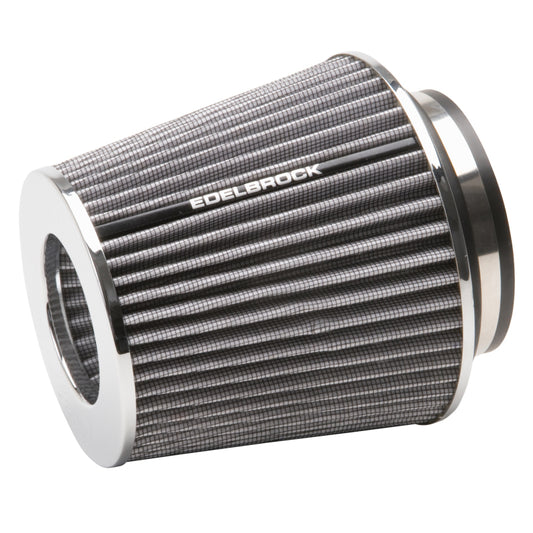 Edelbrock 43642 Pro-Flo Universal White Medium Conical Air Filter with 3/3.5/4 in Inlet