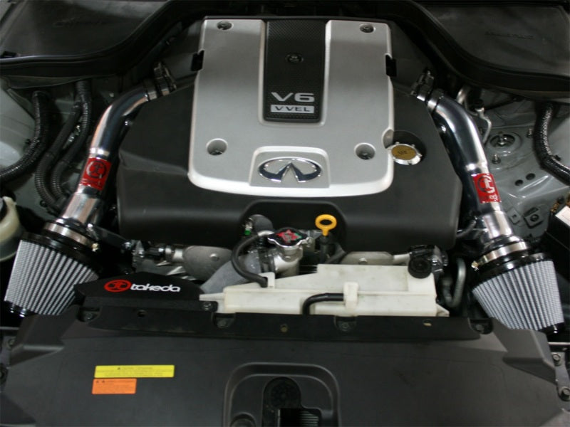 aFe Power TR-3008P Takeda Stage-2 Cold Air Intake - 2008-2013 Infiniti G37 Coupe / 2014-2015 Q60 V6-3.7L | Pro DRY S Dual