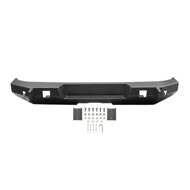 Westin 59-82025 WJ2 Rear Bumper for 2018-2026 Jeep Wrangler JL Textured Black