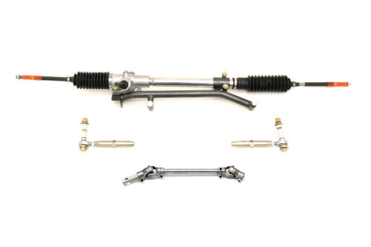 BMR 1993-2002 GM F-Body Manual Steering Conversion Kit (For Stock K-Member Only) - Black Hammertone