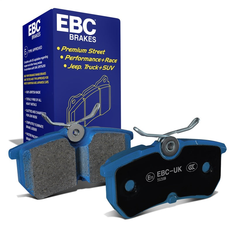 EBC 13-19 Ford Fiesta ST 1.6T Bluestuff Rear Brake Pads DP51218B