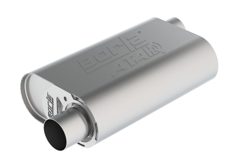 Borla 400947 CrateMuffler LS3 ATAK 2.5in Offset/Offset 14inx4.35inx9in Muffler - #400947