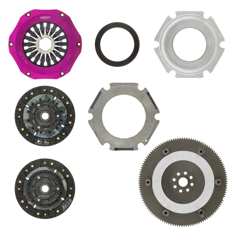 Exedy for 04-17 Subaru WRX STI EJ255/EJ257 2.5L Twin-Organic Clutch Kit