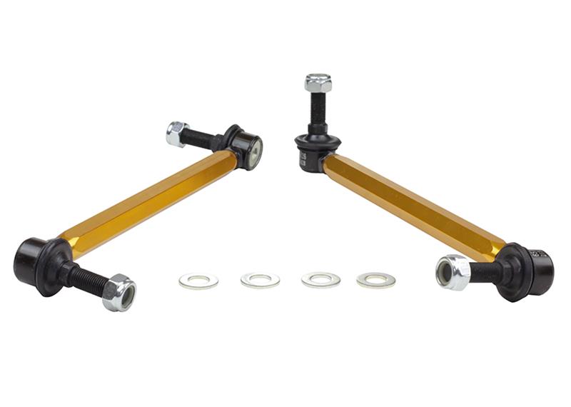 Whiteline KLC169 Front Sway Bar Link Kit Heavy Duty Adjustable Steel for 2007-2017 Toyota Camry, 2005-2014 Ford Mustang, 2001-2009 Toyota Prius and More