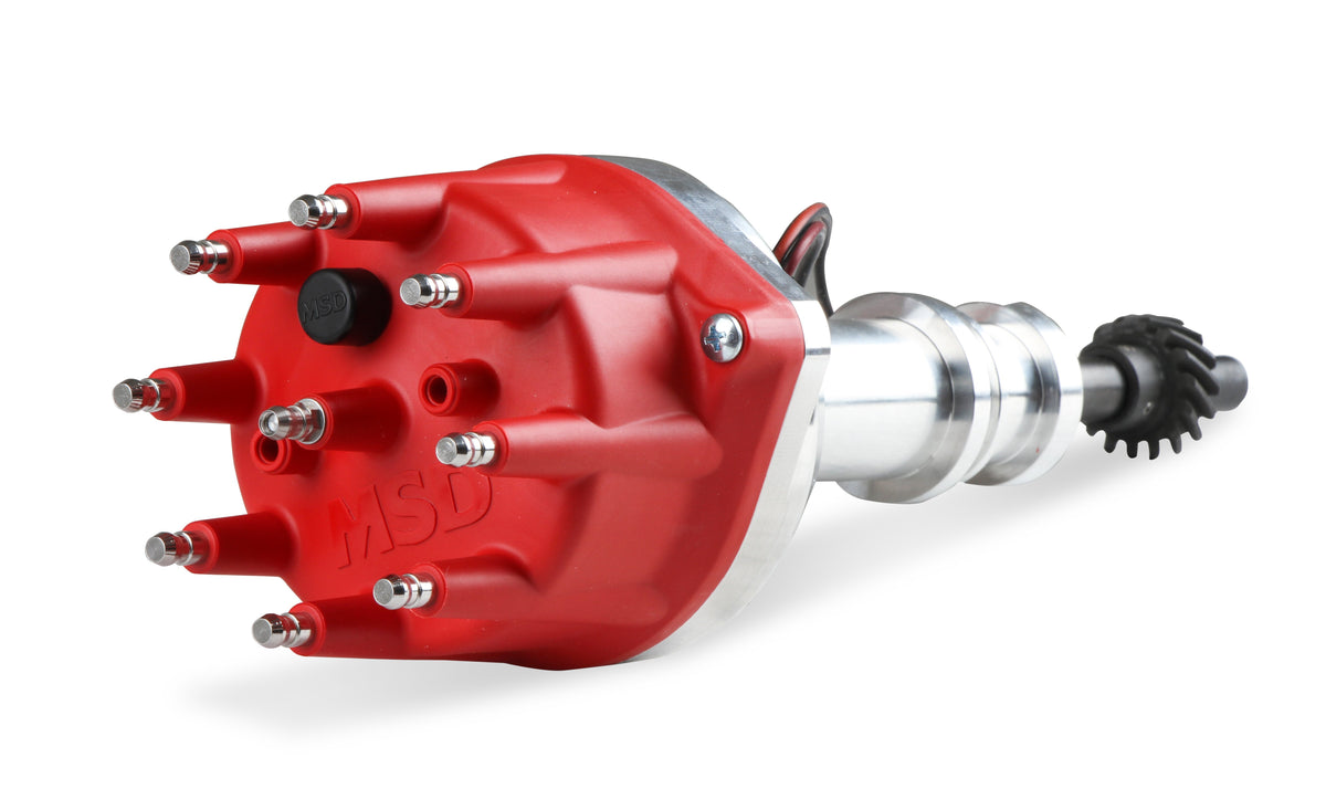 MSD 85786 Distributor, for Ford 351W, Billet, Small Cap, Steel Gear